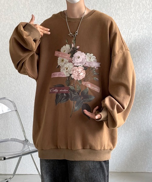ヴィヴィアンウエストウッド 花柄デザインフラワースウェット