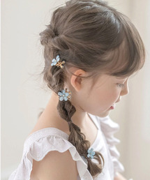 ピンク系ヘアクリップ5個セット Eddie et cherie ヘアクリップ フラワークリップ5個セット