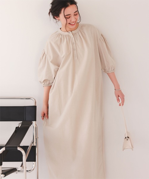 titivate（ティティベイト） シャツワンピース カフタンシャツ