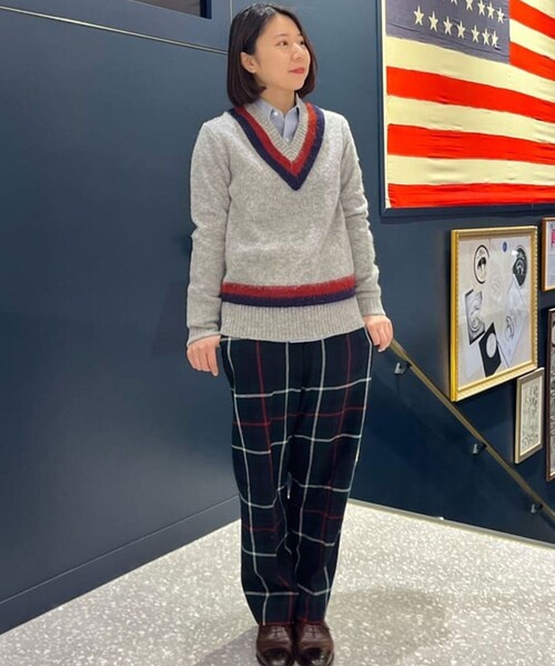 Brooks Brothers グリーン Vネック ニット セーター セーター | Brooks Brothers Japan (ブルックス ブラザーズ