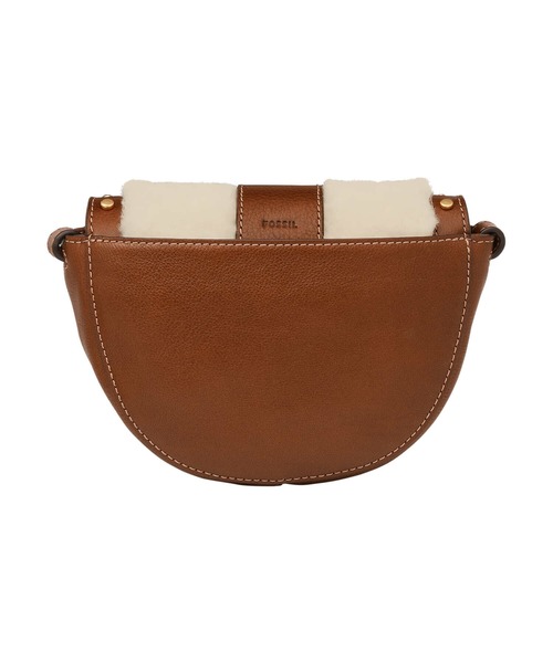 Fossil ブラウンレザーショルダーバッグ FOSSIL ショルダーバッグ バッグ フォッシル 斜めがけバッグ