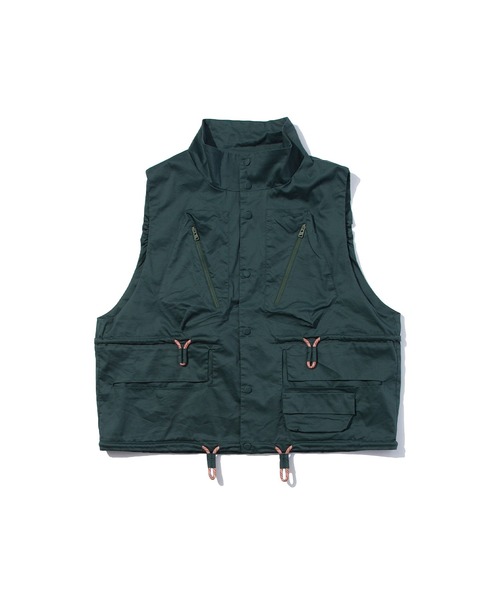 ベスト メンズ F/CE. PIGMENT DYE UTILITY VEST / エフシーイー ピグメントダイ ユーティリティ ベスト｜zozo