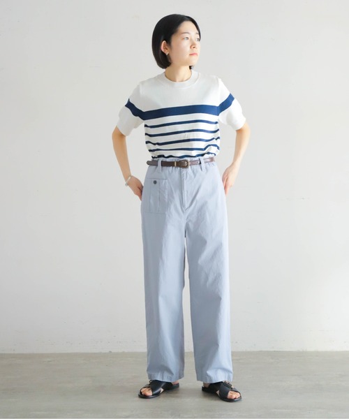 パラスパレス　コットン　チノワイドパンツ パラスパレス コットンストレッチワイドチノパンツ 3 ジッパー