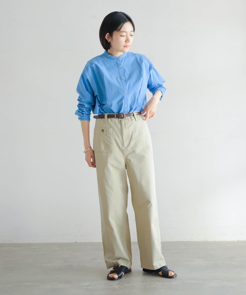 パラスパレス　コットン　チノワイドパンツ セール】チノワイドストレート（股下68cm）（チノパンツ