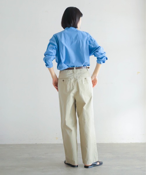 パラスパレス　コットン　チノワイドパンツ lc862.jpg