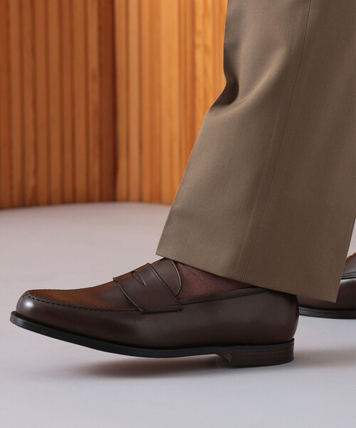 ビームス別注CROCKETT&JONES / BOSTON2 カーフ ローファー BEAMS F（ビームスF）CROCKETT&JONES / BOSTON2 カーフ