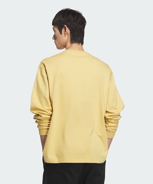 大人気★adidas エッセンシャルズ プラス 長袖Tシャツ★シンプル エッセンシャルズ プラス ルーズフィット スリーストライプス
