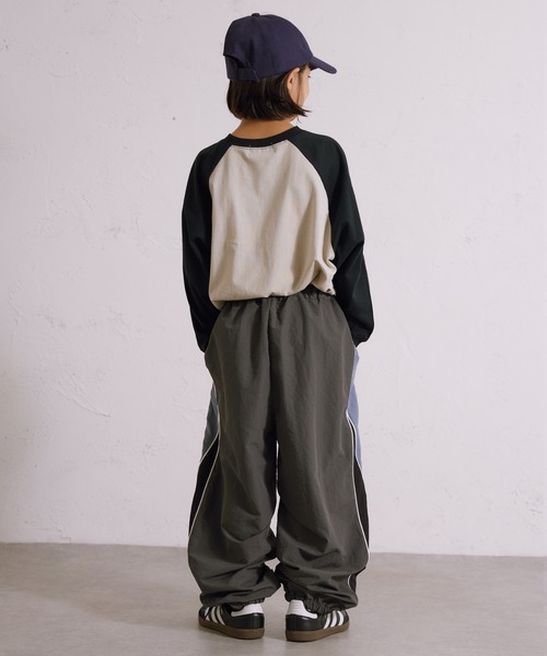 PAIRMANON STREET パンツ ナイロン サイド ライン パイピング