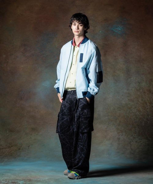 glamb（グラム） ワイドパンツ カーゴパンツ Civic Camo Cargo Pants 