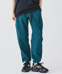 LACOSTE ウィメンズカーゴパンツ ブラック サイズ38 LACOSTE カーゴパンツ 撥水 防水 軽量 ルーズフィット