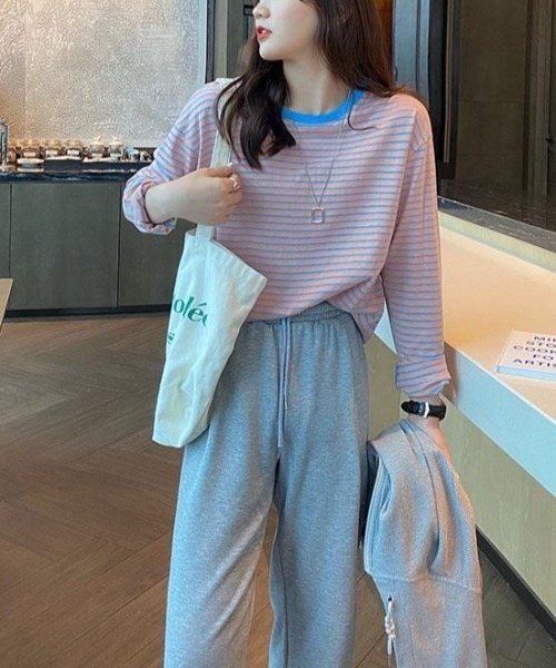 Per sist ence（パーシエンス） tシャツ ボーダーリンガーTシャツ