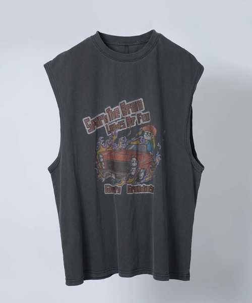 ほーやBORN TO LIFT ノースリーブタンクトップ BORN TO LÝFT Loose Tanktop - Black