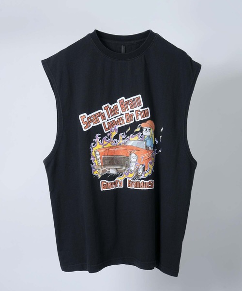 destroy tanktop タンクトップ Starting Over タンクトップ Pigment hard wash no sleeve