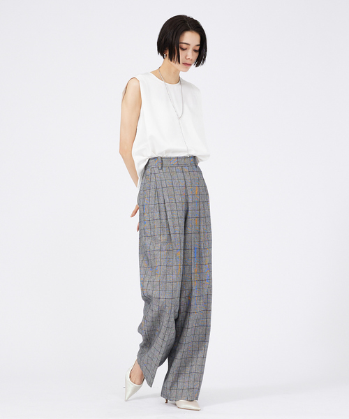 qualite（カリテ） スラックス パンツ 「通勤/オケージョン