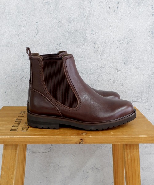 モードカオリ（MODE KAORI）/【3E】サイドゴアショートブーツ/6714 MODE KAORI（モードカオリ） ブーツ 「3E」サイドゴアショートブーツ