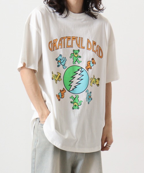 GRATEFUL DEAD Tシャツ　サイズM Grateful Dead tシャツ グレートフルデッドプリントオーバー