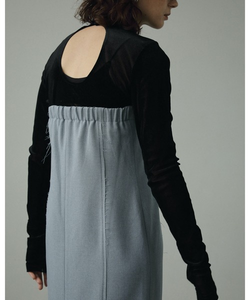 anuke（アンヌーク） ワンピース Heather Bare Onepiece : ZOZOTOWN 