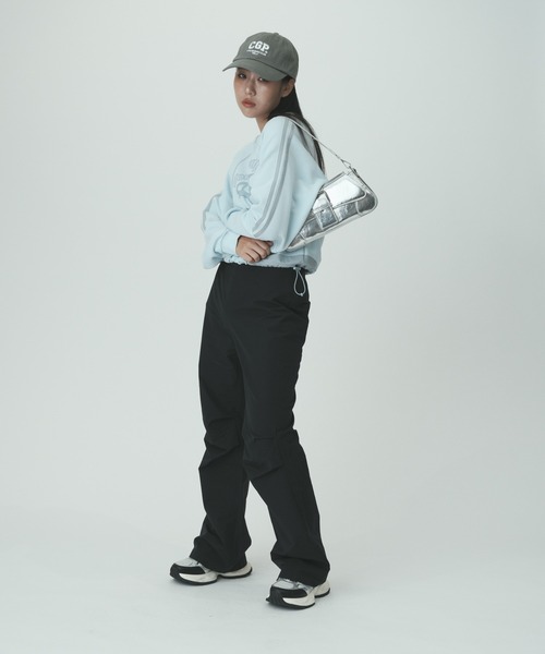 トレーナー スウェット (Woman) Color matching string sweatshirt レディース codegraphy トレーナー スウェット (Woman) Color matching