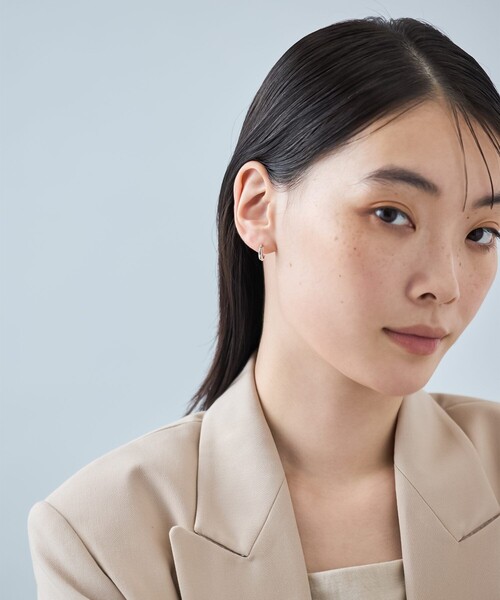 Jouete（ジュエッテ） ピアス K10WG フープピアス プランプ レディース