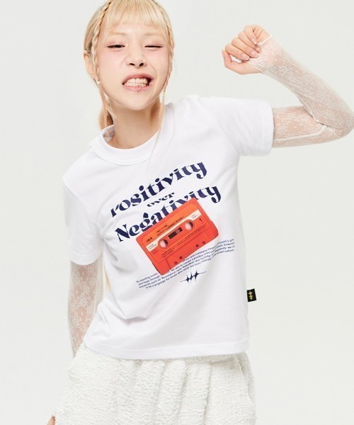 tシャツ 「HOLY NUMBER 7」「Woman」 Waacking Dance Studio Cassette tape Graphics T-