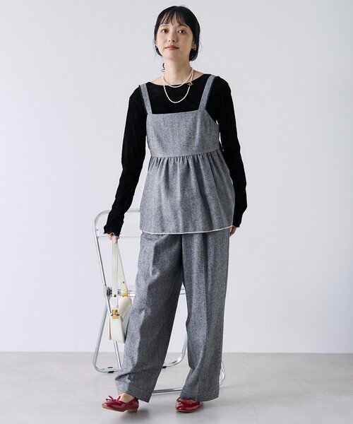 sheller ツイードビスチェ FREAK'S STORE キャミソール ツイードビスチェ : ZOZOTOWN Yahoo