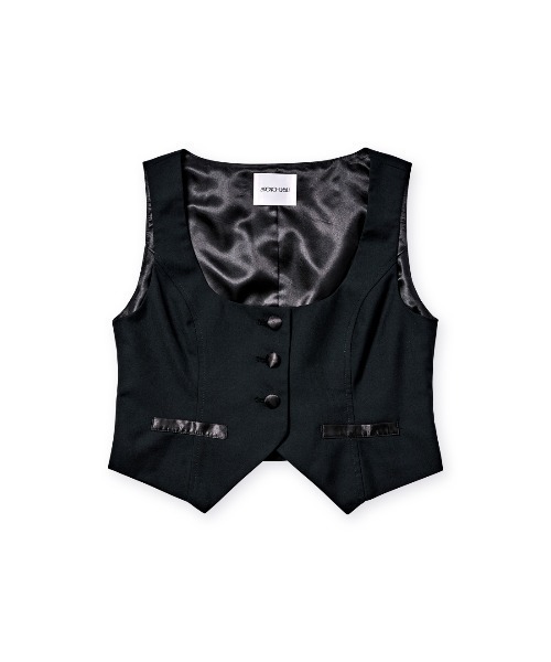 ベスト ジレ Rock school girls vest レディース