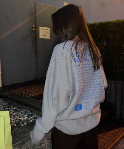 CREDONA 「THE C」 POINT SWEATSHIRTS グレー CREDONA - 【THE C】 POINT SWEATSHIRTS (グレー) | Sir online
