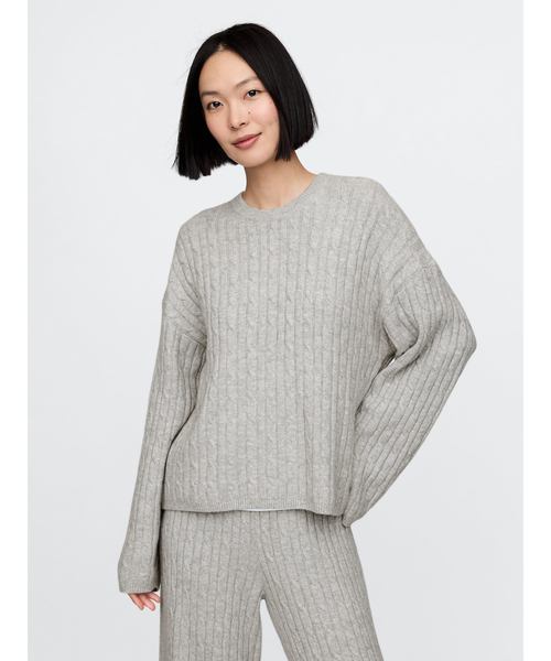 ジャーナルスタンダード　ニット　カシミヤ100 ケーブルニット JOURNAL STANDARD - ジャーナルスタンダード ケーブルニット