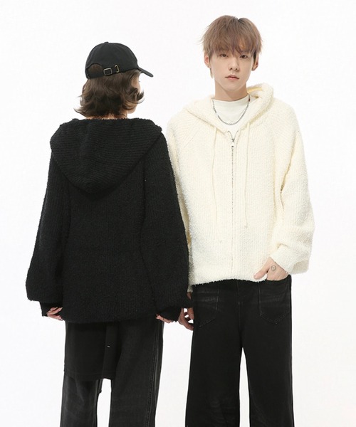 WESTBOY パーカー オーバーサイズ シャギーニット WO24W3TP02「WB