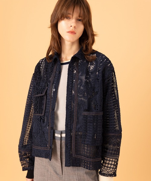アウラアイラ　AULAAILA デニムジャケット　異素材MIX DENIM COMBINATION BLOUSON — aulaaila