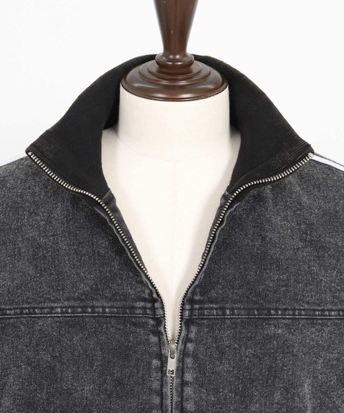 Gジャン/デニムジャケット CHEMICAL DENIM NO COLLAR BLOUSON CAMBIO（カンビオ） デニムジャケット gジャン mj10506-Chemical Wash