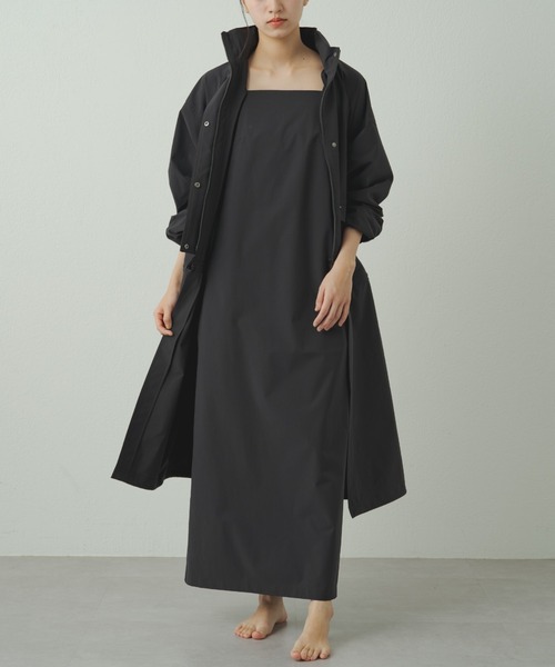 ラウンジドレス☆ガウンロングコート☆FREEサイズ ドレスプラス DRESS+ レディース コート ガウンコート ロングコート 高