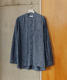 シャツ セルビッチ ダンガリー バンドカラーシャツ メンズ レディース｜ZOZOTOWN Yahoo!店
