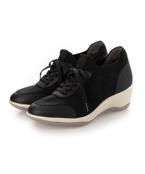 EVOL 【XS-LLサイズ展開】ヒールアップニットスニーカー IX5543