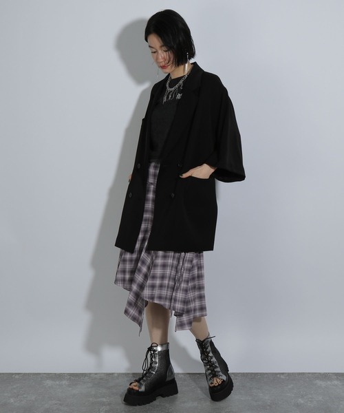 HARE スカート アシメヘムリボンスカート(HARE) : ZOZOTOWN