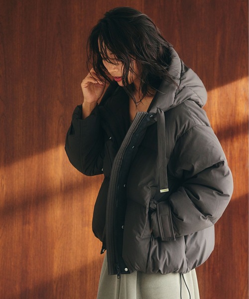 FRAY I.D ブラックダウンジャケット FRAY I.D（フレイ・アイディー） ダウンジャケット 0 ブラック