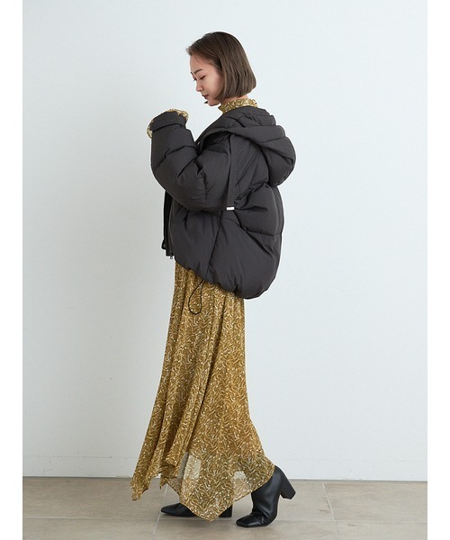 FRAY I.D ブラックダウンジャケット FRAY I.D（フレイ・アイディー） ダウンジャケット 0 ブラック