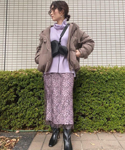 FRAY I.D ブラックダウンジャケット FRAY I.D（フレイ・アイディー） ダウンジャケット 0 ブラック