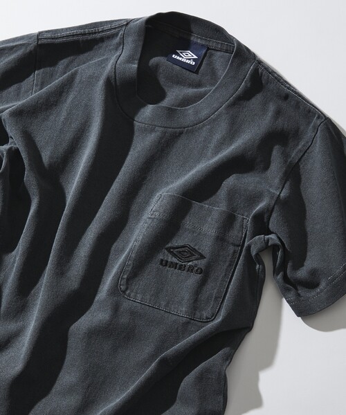 UMBRO■Revolt Pigment Short Sleeve■送料込 umbro tシャツ UMBRO/アンブロ 別注 Pigment Dye Pocket S/S Tee