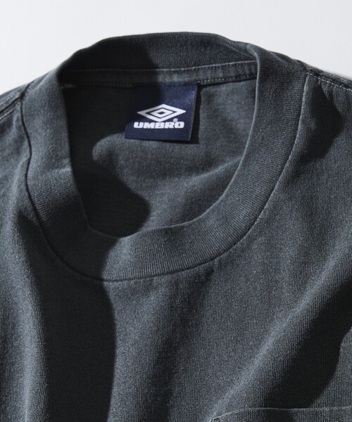 UMBRO■Revolt Pigment Short Sleeve■送料込 umbro tシャツ UMBRO/アンブロ 別注 Pigment Dye Pocket S/S Tee