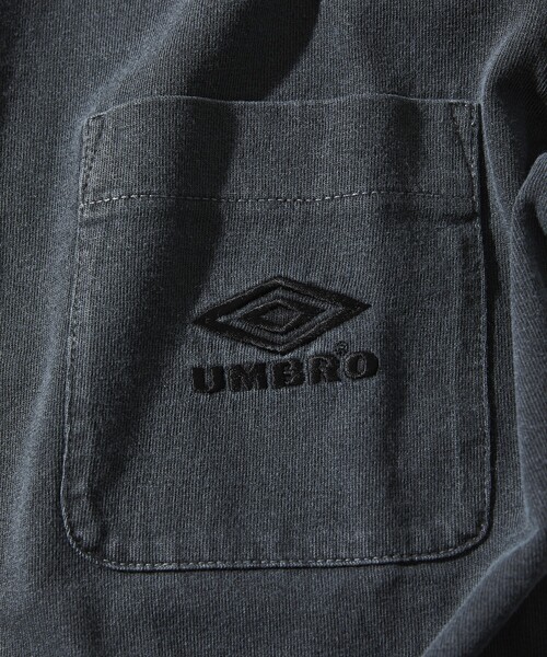 UMBRO■Revolt Pigment Short Sleeve■送料込 umbro tシャツ UMBRO/アンブロ 別注 Pigment Dye Pocket S/S Tee