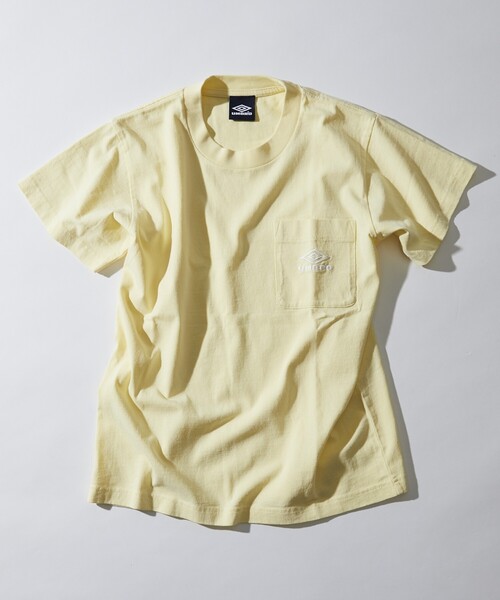 UMBRO■Revolt Pigment Short Sleeve■送料込 umbro tシャツ UMBRO/アンブロ 別注 Pigment Dye Pocket S/S Tee