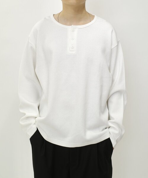 Sourcream（サワークリーム） ヘンリーネック tシャツ 2サイズ