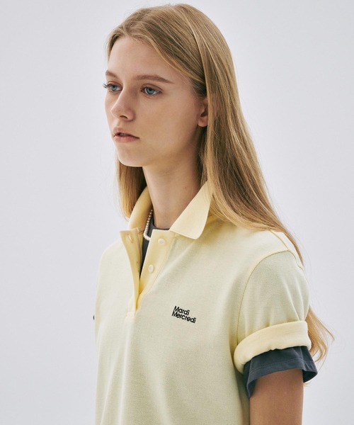 【mardi】マルディ ポロシャツ 半袖 黒 Mardi Mercredi（マルディメクルディ） ポロシャツ ポロ SLIMFIT SHIRT