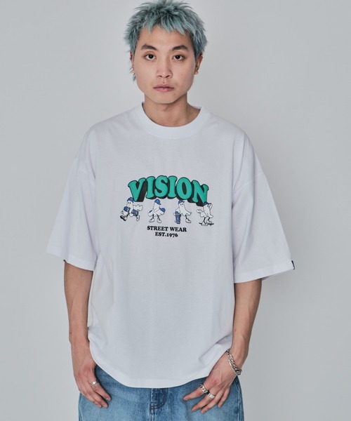 VISION STREET WEAR tシャツ ∴WEGO/「25年春夏新作」別注VISION