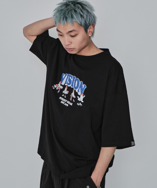 VISION STREET WEAR tシャツ ∴WEGO/「25年春夏新作」別注VISION