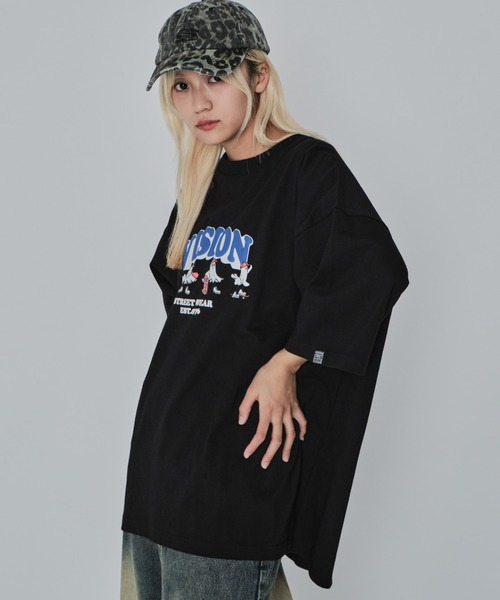 25春夏★ゴーストうさぎFRGMTレタリングTシャツ【各色】 25春夏☆ゴーストうさぎFRGMTレタリングTシャツ【各色】 うさぎ