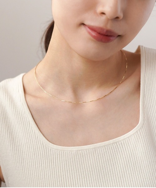 va vendome aoyama ネックレス K10YG ゴールド ワイヤーチョーカー