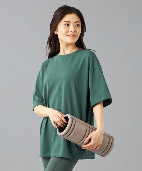 Chacott（チャコット） tシャツ 半袖 HandsomeCotton オーバーTシャツ
