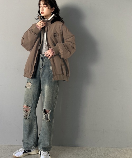 「Java」 ブルゾン SMALL アイボリー レディースの画像3